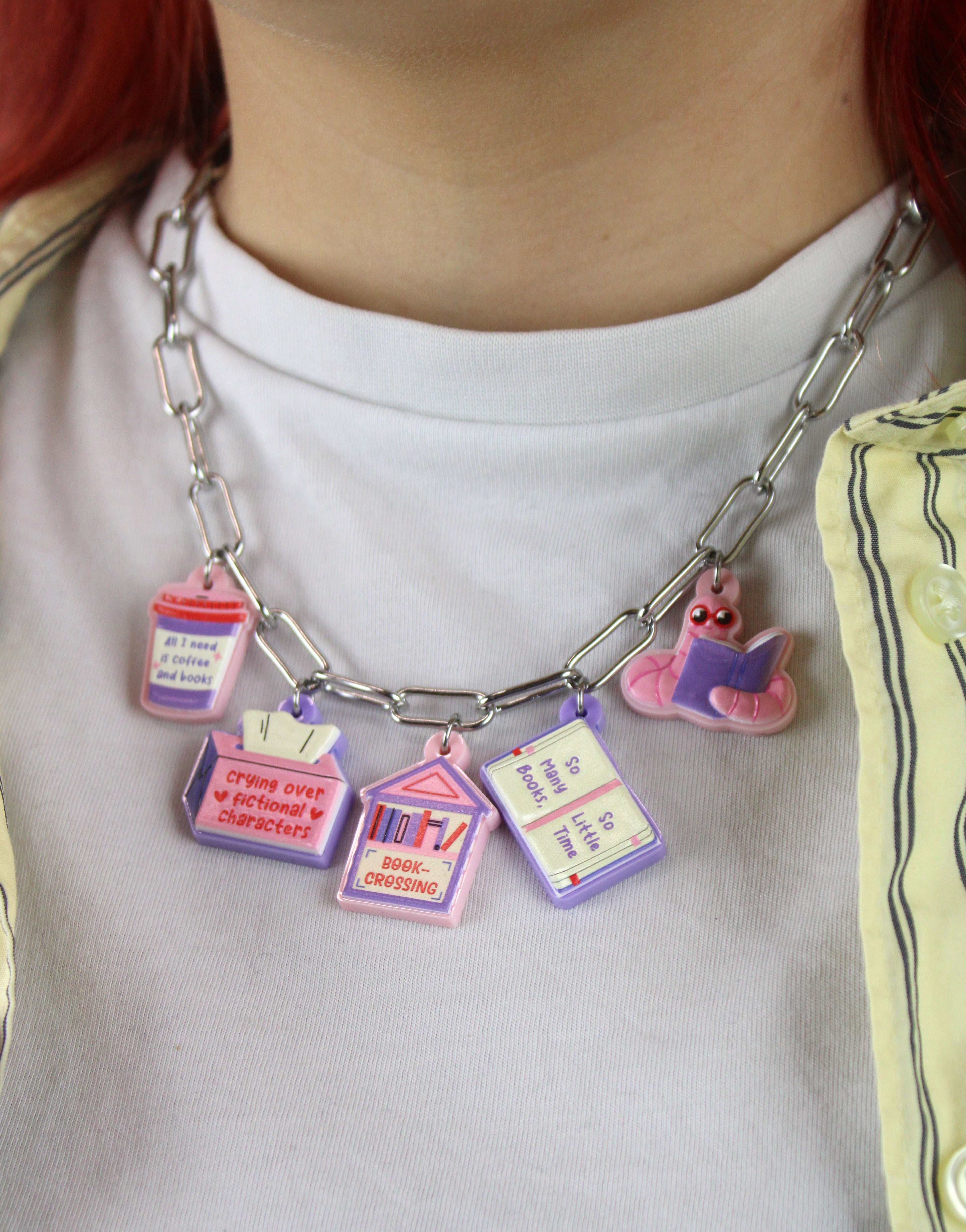 The Book Club Charm Necklace