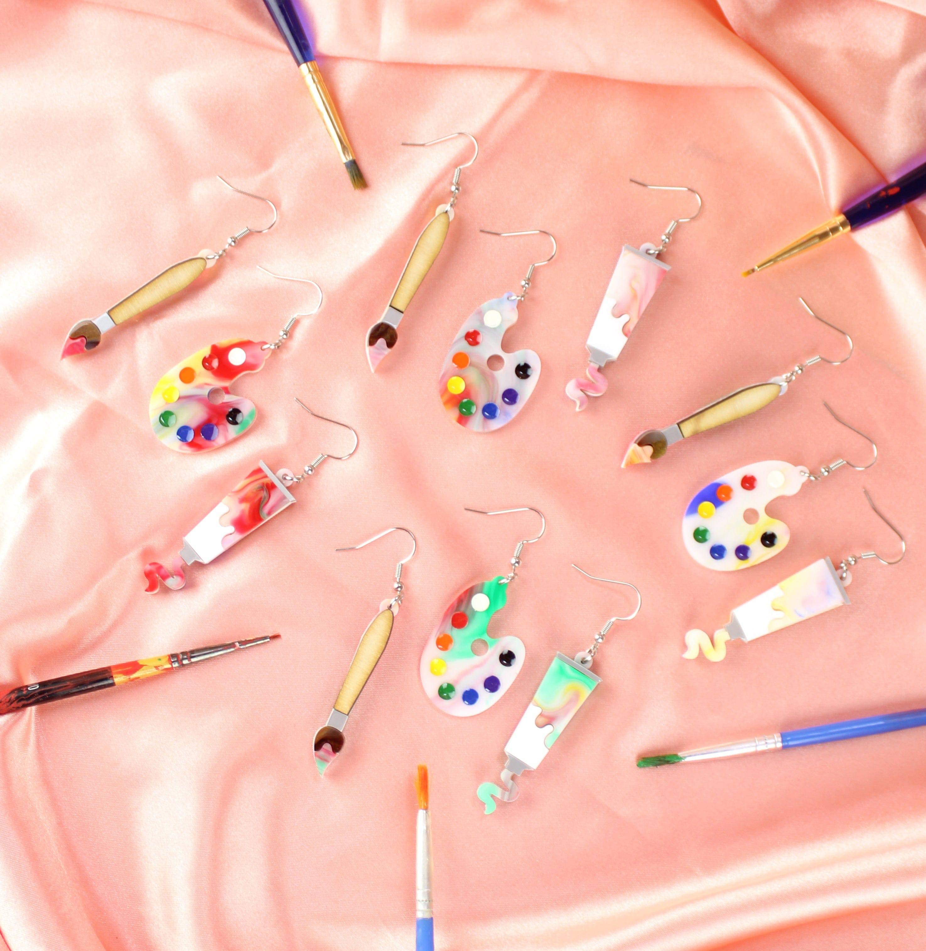This Is An Art Earrings Set!