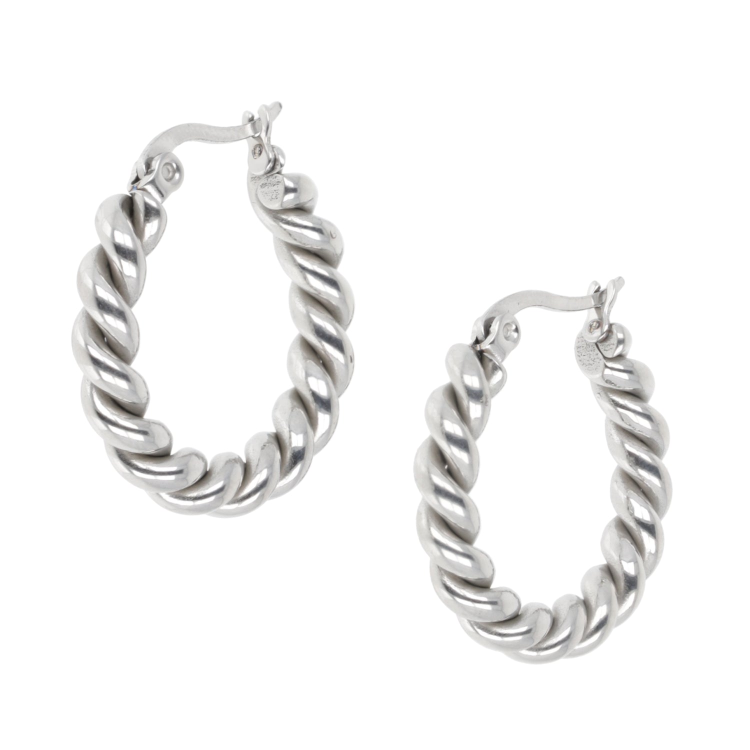 Twist and Shout Hoop Earrings