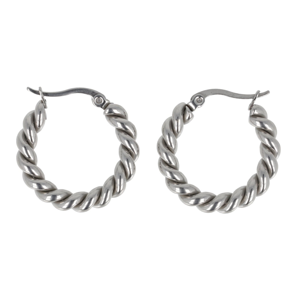 Twist and Shout Hoop Earrings