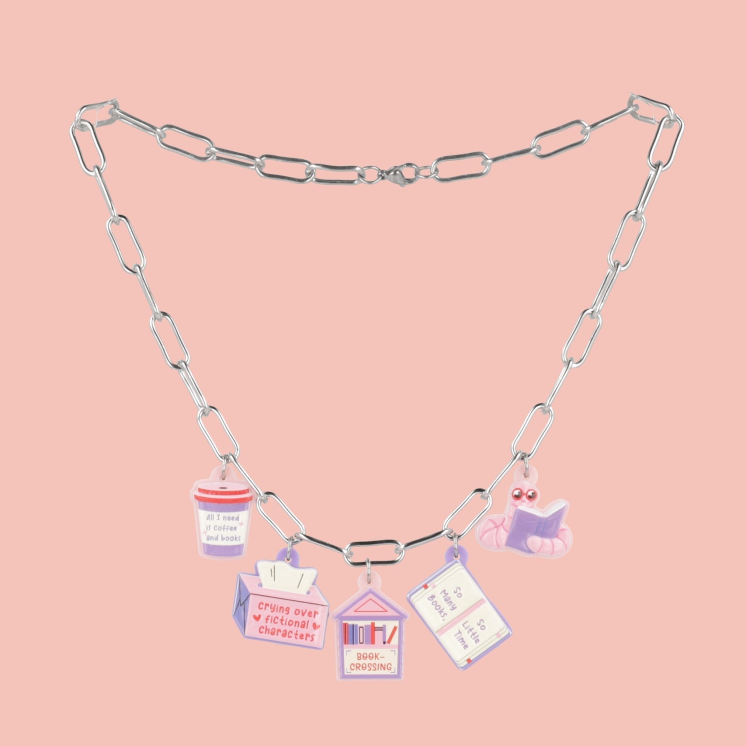 The Book Club Charm Necklace