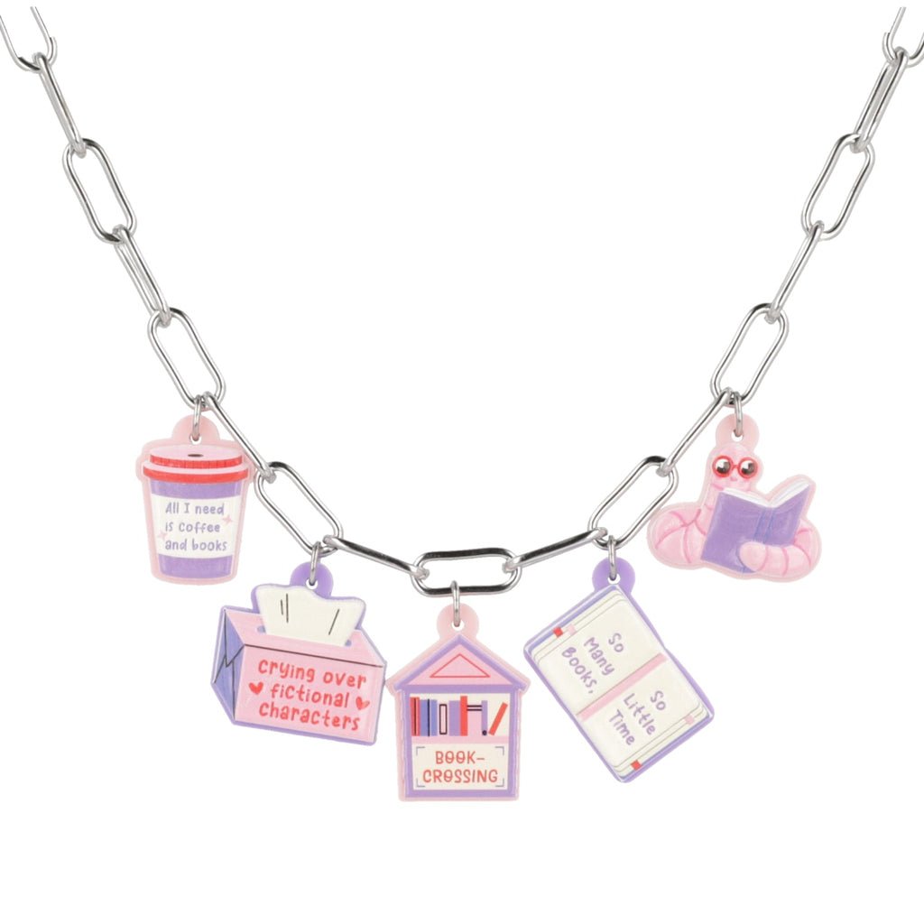 The Book Club Charm Necklace