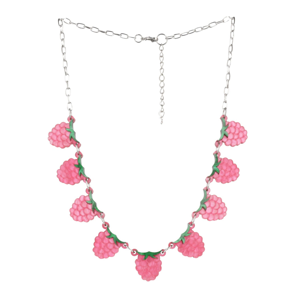 The Punnet Necklace - Raspberries